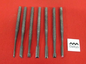 EB702 Cinceles Japoneses Cuchillo de Talla Juego de 7 Piezas Carpintería Carpintería Carpintería Herramienta NOMI - Imagen 1 de 18
