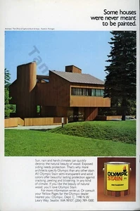 1977 Olympic Stain Oil Sigmund Blum Office Photo PRINT AD Wall Decor Idea (1750) - Picture 1 of 1