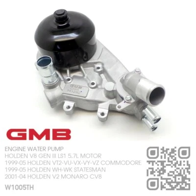 GMB WATER PUMP & THERMOSTAT V8 GEN III LS1 5.7L MOTOR [HOLDEN V2-VZ MONARO CV8] - image 1 of 4