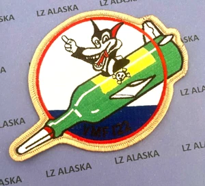 US MARINE CORPS VMF-122 WEREWOLVES PATCH (MC3) USMC AVIATION FLYING LEATHERNECKS - Picture 1 of 3