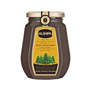 ALSHIFA IMPORTATO: MIELE DELLA FORESTA NERA crudo puro e non pastorizzato grado A 17 oz 500 g - Foto 1 di 15