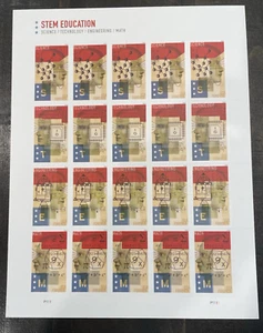 STEM Education Mint Sheet of 20 Stamps, Scott #5276-79, MNH, Free Shipping! Nice - Picture 1 of 2