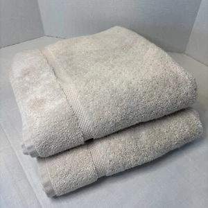 Hotel Balfour 2Pc Bath Towels Super Soft Beige 100% Cotton Made In Turkey - Picture 1 of 7