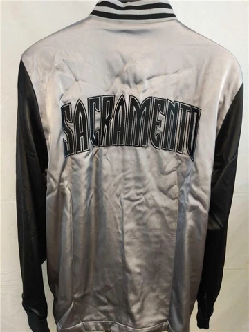 New Sacramento Kings Mens M-L-2XL-XL-3XL-4XL-5XL+2 On Court 2nd Half Jacket $100 Cover