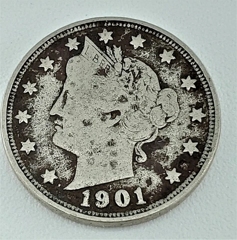 1901 Liberty V Nickel | U.S. Coin Cover