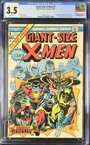 X-Men taglia gigante #1 CGC 3,5 pagine bianche - Foto 1 di 2