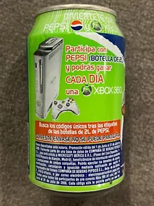 Nice XBOX 360 contest PEPSI FUTBOL soda can from SPAIN 2006 - Picture 1 of 6