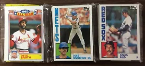 1984 TOPPS Rack Pack OZZIE SMITH, Wayne GROSS, Jose OQUENDO, Doug BIRD, Showing - Picture 1 of 22