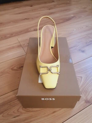 Boss By Hugo Boss Charlotte Sling 70e-P Slingback Tacones de salón Reino Unido ¡Talla 6,5! Foto 1 de 4