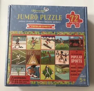 NIB UPBOUNDERS 72 Piece Jumbo Puzzle Popular Sports Kids - Picture 1 of 2