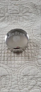 Jim Beam Sammlerstück tragbares klappbares Metall Schnapsglas - Bild 1 von 5