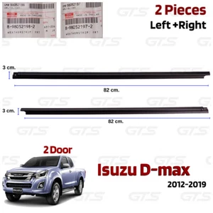 For Isuzu D-Max Open Cab Hi-Lander 2012 19 L+R Outer Weatherstrip Door Belt - Picture 1 of 10