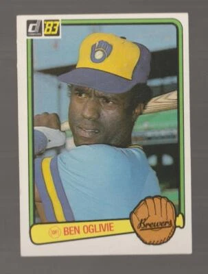 1983 Donruss Ben Oglivie Milwaukee Brewers #384 Near Mint or Better - Image 1 of 2