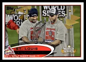 2012 Topps Alabert Pujols #53 St. Louis Cardinals Serie Mundial Trofeo - Imagen 1 de 2