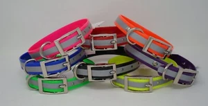 102D Reflect Reg. Dee 3/4 SunGlo for Hunting Dogs or Pets "Free Brass Nameplate" - Picture 1 of 9