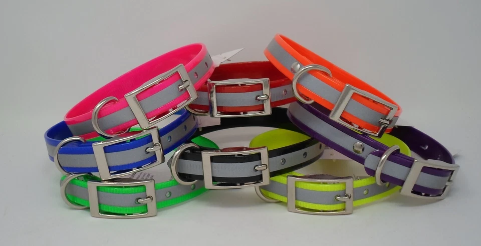 102D Reflect Reg. Dee 3/4 SunGlo for Hunting Dogs or Pets "Free Brass Nameplate"