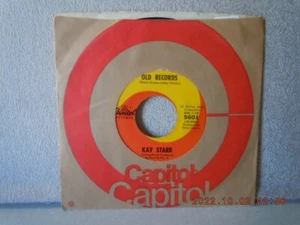 STARR,KAY 7"vinyl...OLD RECORDS/TEARS AND HEARTACHES...CAPITOL...VG+...'66 - Foto 1 di 1
