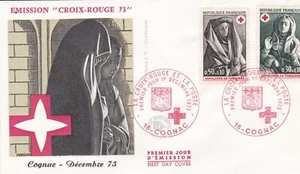 FRANCE 1973 FDC CROIX ROUGE YT 1779 ET 1780 - Imagen 1 de 1
