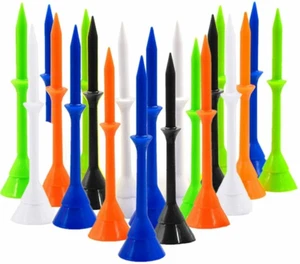 Big Cup 3-1/4" Plastic Golf Tees 60 Pack|Excellent Durability and Stability Tees - Picture 1 of 11