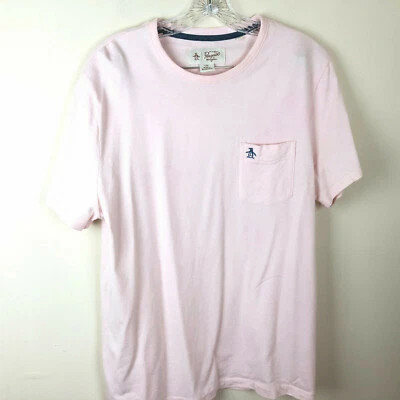 Camiseta Penquin Mujer Rosa Acogedora y Suave Talla Grande Bolsillo Frontal Logo  Foto 1 de 4