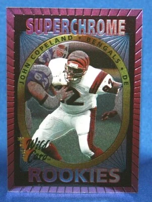 1993 Wild Card Super Chrome ROOKIES John Copeland Cincinnati Bengals #4 - Image 1 of 2