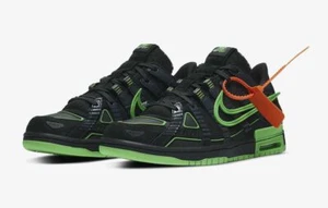 CU6015-001 Off-White × Nike Air Rubber Dunk Black Green Strike (Herren) - Bild 1 von 8