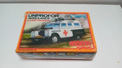 Monti System Unprofor Ambulance Land Rover Scala 1/35 Model Kit - Immagine 1 di 4