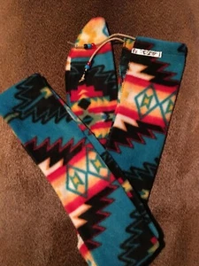 Fleece 68"x4" Bright Aztec Long Bow Bow Sock Sleeve Traditional Archery - Picture 1 of 1