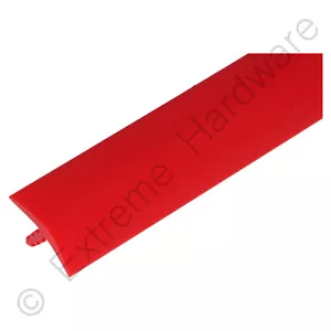 10 Fuß 3/4 Zoll 18 mm hellrot T-Formteil Kunststoffkante Verkleidung für Arcade Maschinenschrank - Bild 1 von 2