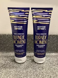 (2) Not Your Mother's Blonde Moment Purple Bonding Shampoo Anti-Brass Toning 8oz - Picture 1 of 1