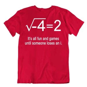 T-shirt matematica gioco di parole fantastica maglietta regalo - Foto 1 di 8