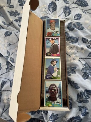 1981 Topps Baseball Complete Set 1-726 NM-MT Fernando Valenzuela Kirk Gibson RC - Image 1 of 4