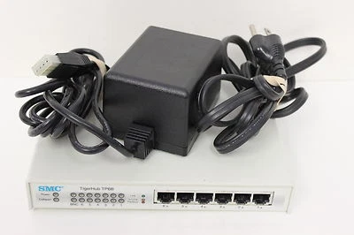 SMC SMC3206TB TIGERHUB TP6B 6 PORT HUB 720.242 WITH WARRANTY - Image 1 of 4