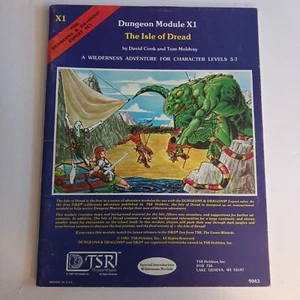 AD&D MODULE X1 THE ISLE OF DREAD 1981 EXCELLENT! - Picture 1 of 8