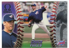 1998 Pacific Omega Chuck Finley Card #6 BASEBALL