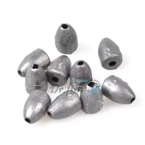 20/50 piezas hundidores de peso en forma de bala gusano a granel Carolina Dropshot Rig 1,8/3,5/10 g - Imagen 1 de 10