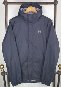 UNDER ARMOUR Mens Size Medium Stormproof Hooded Jacket Waterproof Windbreaker - Picture 1 of 16