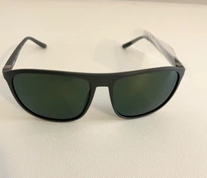 Starck Mikli Sonnenbrille SH5010 polarisiert Biosun 0003/6R 57x16 matt grau grün - Bild 1 von 8