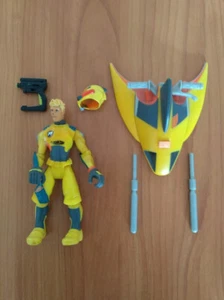 A.T.O.M. Action Man Scuba Shark figure,Hasbro,2005,used,complete,with damage - Picture 1 of 4