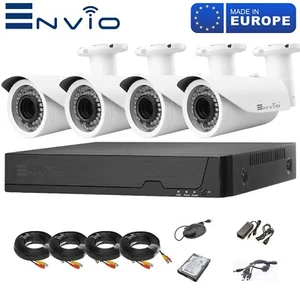 Kit videosorveglianza ENVIO con 4 telecamere 5 MP AHD con HDD - Foto 1 di 10