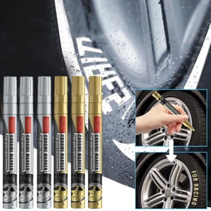 3pcs Silver Gold Paint Repair Pen Car Scratch Remover Touch Up Chrome Marker Pen - Picture 1 of 12