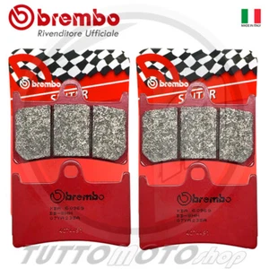 2 COPPIE PASTIGLIE ANTERIORI BREMBO 07YA23SA YAMAHA FZ1 1000 2006 2007 2008 2009 - Foto 1 di 1