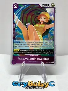 One Piece Miss San Valentín (Mikita) OP04-066 Reinos de Intriga Obras Barrocas R - Imagen 1 de 4
