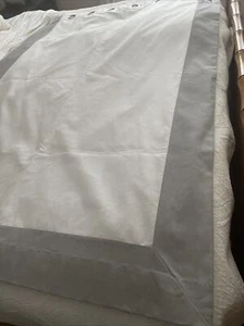 Tenda oscurante per bambini fienile in ceramica nuova con etichetta (1) pannello occhielli in metallo bianco grigio - Foto 1 di 12