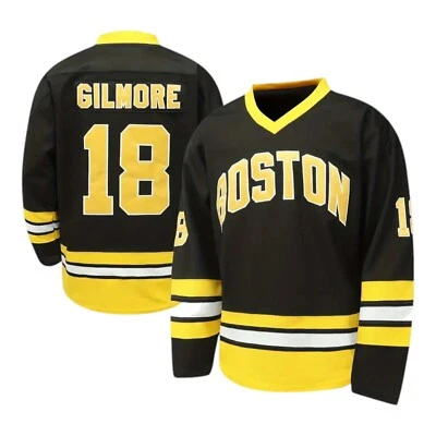 Happy Gilmore Movie Hockey Jersey #18 Boston Adam Sandler Men's Size 2XL XXL