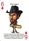 Merle Haggard Country Singer Single Swap Playing Card - 1 card