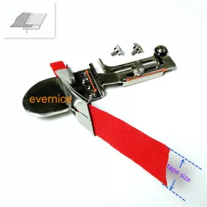 Encuadernación plegable simple ajustable de borde crudo liso para costura industrial - Imagen 1 de 3