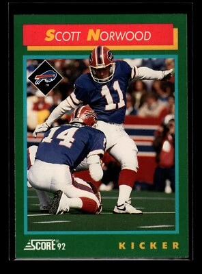 1992 Score #248 Scott Norwood (EX)(FTB) - Image 1 of 2