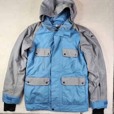 QUIKSILVER Snow Ski Jacket Core Collection Mens Small Quiktech Slim Fit Blue - Image 1 of 4