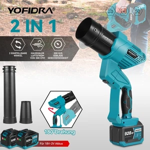 YOFIDRA® Akku Gebläse Luftgebläse Turbo Blower Violent Lüfter Fan Laubbläser DE - Bild 1 von 15